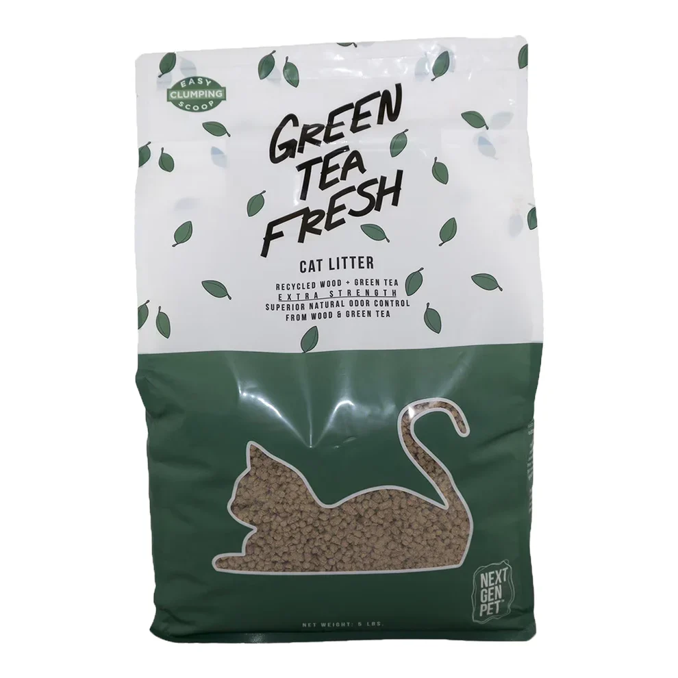 Crafted Next Gen Green Tea Fresh Cat Litter 5-lb Convenient