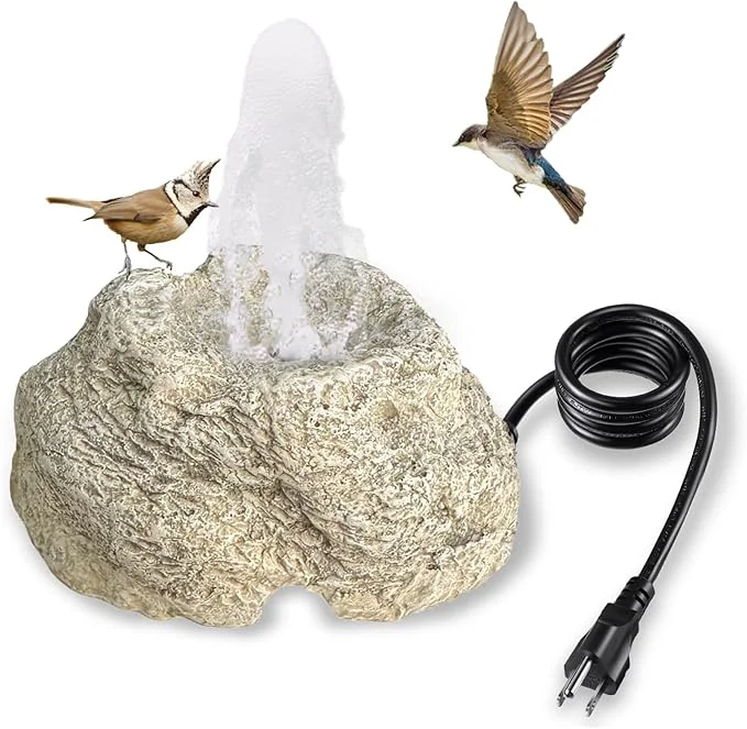 Refined SAC SMARTEN ARTS Fountain for Bird Baths for Bird Bath Fountain Durable
