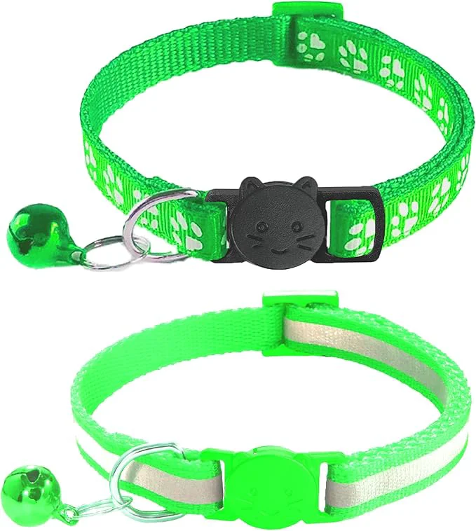 Excellent 2 Pack Breakaway Cat Collars Long-Lasting