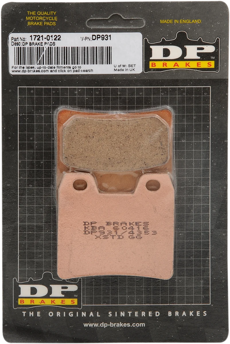 Prestigious DP BRAKES Standard Brake Pads - FZ1 DP931 Modern