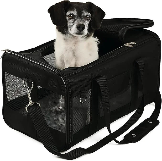 Durable Sherpa Deluxe Travel Pet Carrier Airline Detailed