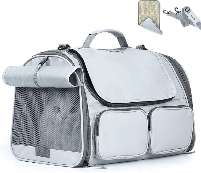 Contemporary FUKUMARU Cat Carrier Soft-Sided Small Dog Carrier Large Cat Travel Bag Secure