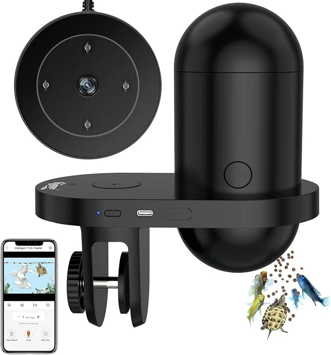 Traditional hygger WiFi Automatic Fish Feeder User-Friendly