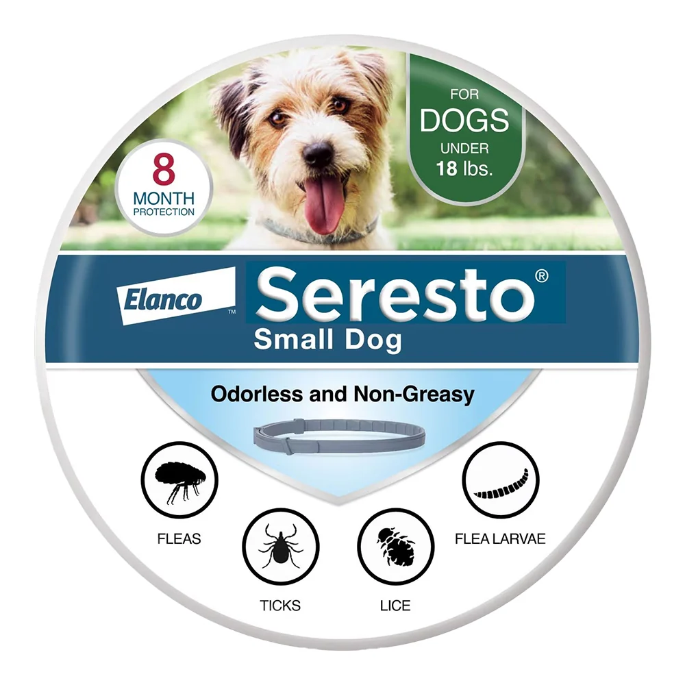 Efficient Elanco Seresto Flea Tick Treatment Prevention Collar for Small Dogs Under 18 lbs Detailed