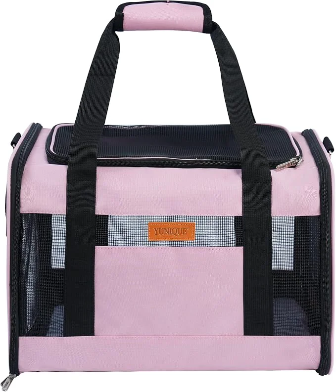 Carefully Designed YUNIQUE Soft-Sided Cat Dog Carrier Trusted