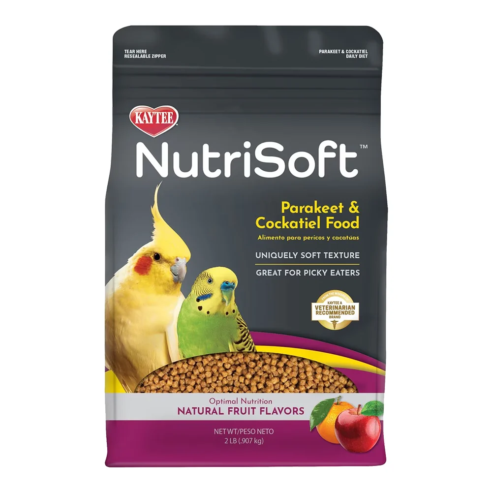 Expertly Made Kaytee NutriSoft Parakeet Cockatiel Bird Food 2-lb Reliable