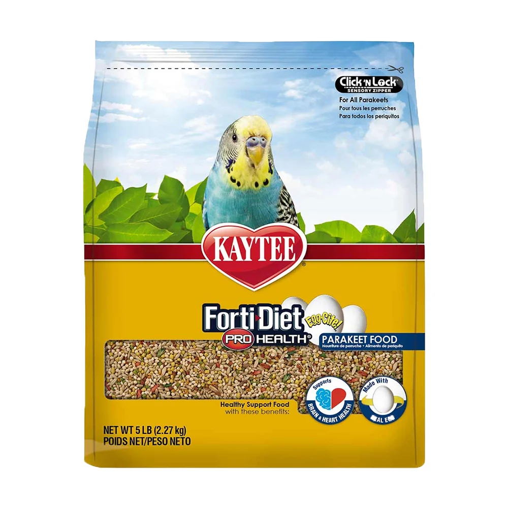 Expertly Made Kaytee Forti-Diet Pro Health Egg-Cite Parakeet Food 5-lb Dependable