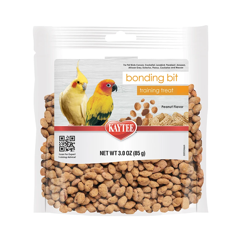 High-Quality Kaytee Bonding Bites Bird Training Treats Peanut Butter 3-oz Original