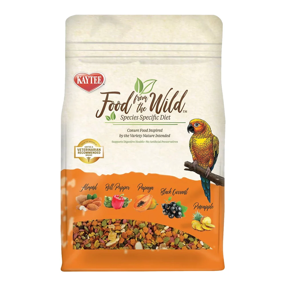 High-Quality Kaytee Food from the Wild Conure Pet Bird Food 2.5-lb Crafted