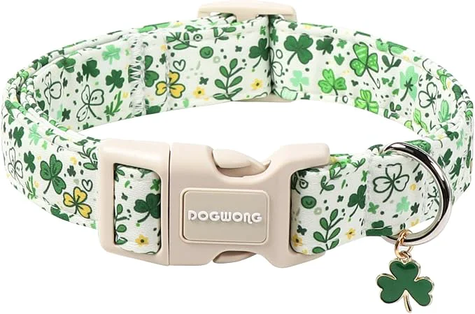Authentic DOGWONG St Patrick's Dog Collar Consistent