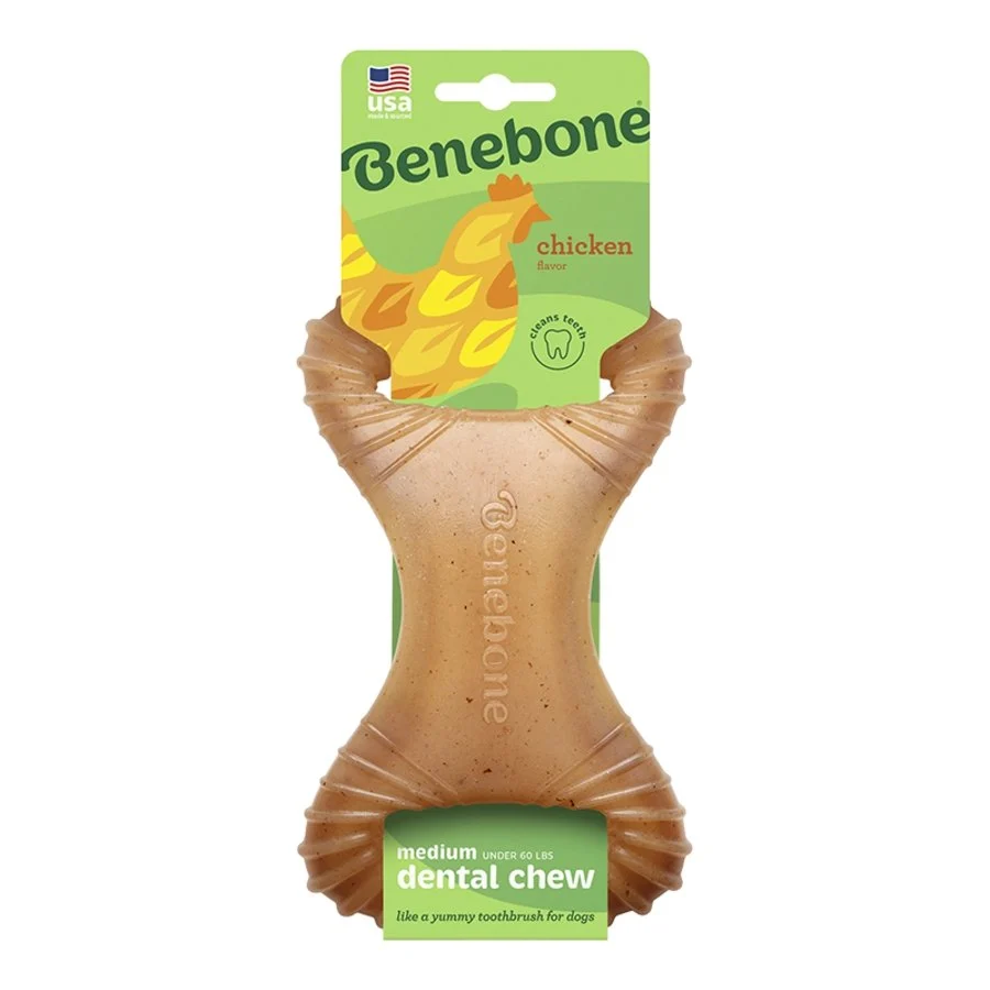 Advanced Benebone Dental Chew Dog Toy Chicken Medium Modern