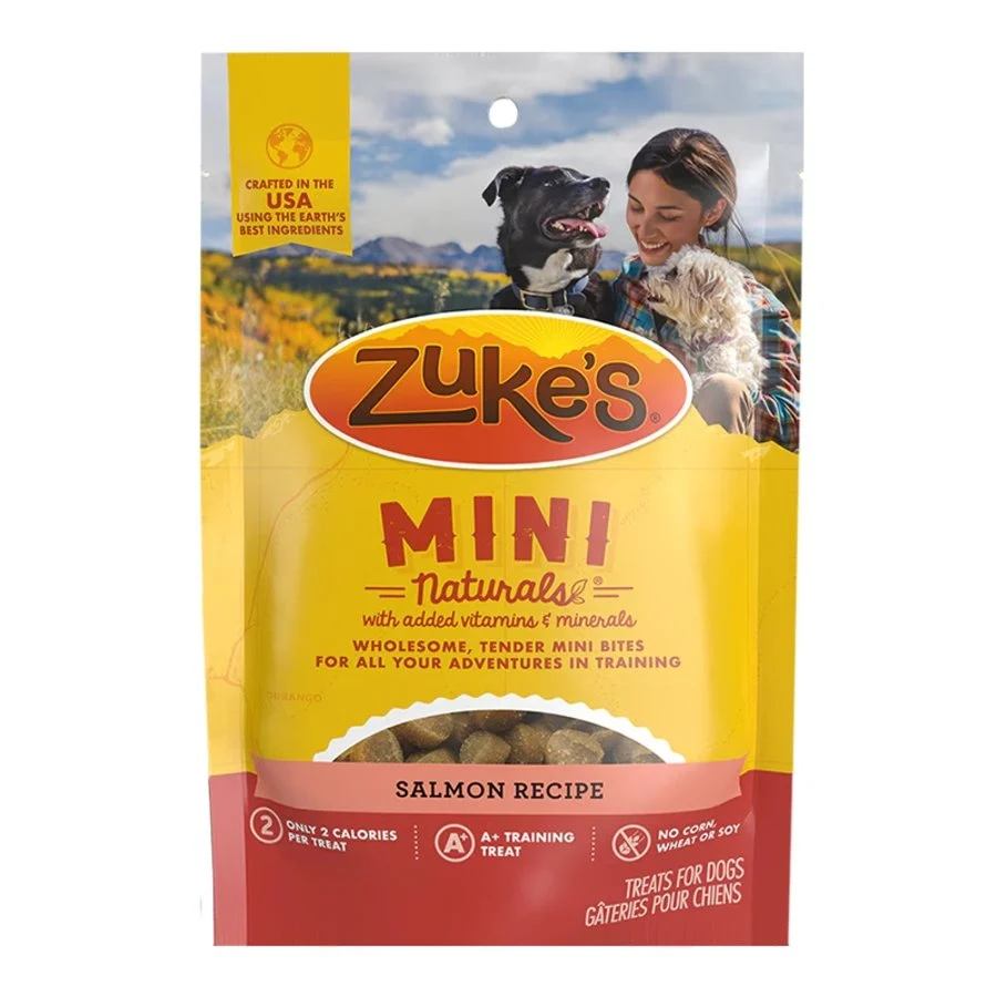 Smart Zuke's Mini Naturals Training Dog Treats Salmon Recipe 6-oz Detailed