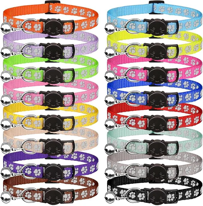 Versatile 16 PCS Breakaway Cat Collars Next-Generation