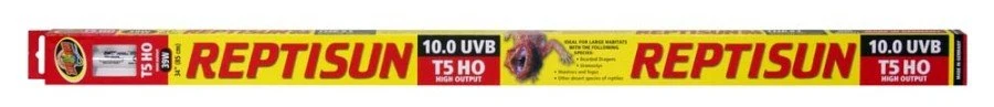 Stylish Zoo Med ReptiSun 10.0 UVB T5 High Output Linear Lamp White 39W 34-in Detailed