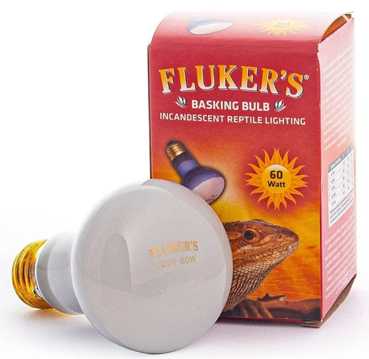 Sustainable Fluker's Repta-Sun Incandescent Reptile Basking Bulb 60W Elite