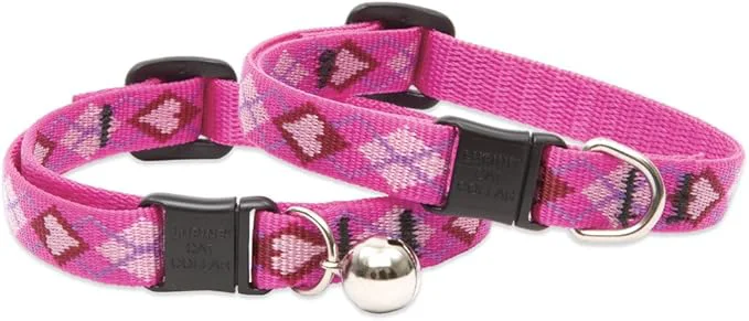 Environmentally Friendly LupinePet s 1 2 Puppy Love Cat Safety Collar Trendy