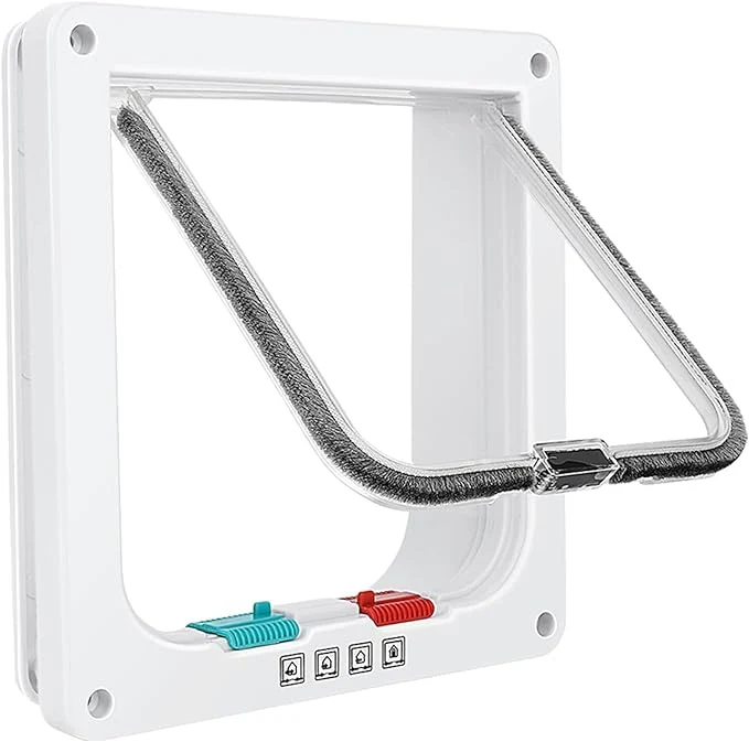 Enhanced Thin Cat Door for Windows Pet Doors and Sliding Door Safety Pet Door High-Quality