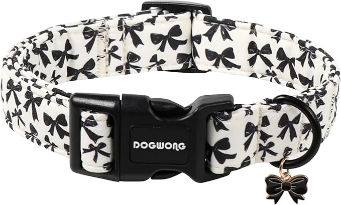 Certified DOGWONG Cute Dog Collar Girl Female Dog Collars Professional