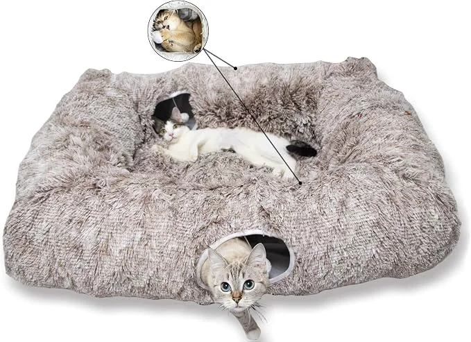 Dependable XxingSheep 4 Cave Shuttled XL Cat Tunnel Bed Professional