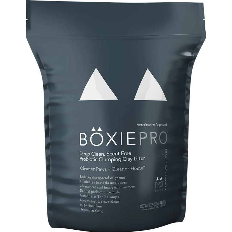 Traditional Boxiecat Self Cleaning Probiotic Unscented Deep Clean Clumping Clay Cat Litter 16-lb Contemporary