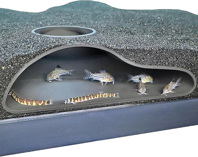 Convenient Aquarium Underground Tunnel Cave Natural Curve Viewing Fish Shrimp Under Optimized
