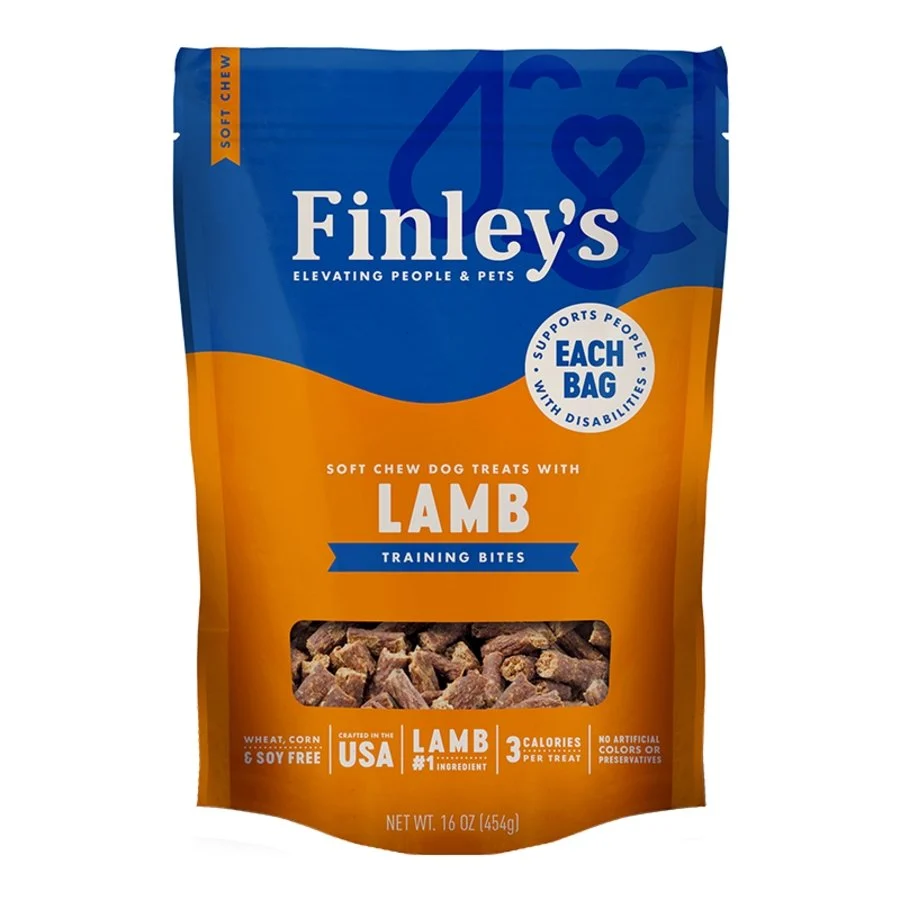 Comfortable Finley's Soft Chew Training Bites Dog Treats Lamb Recipe 16-oz Solid