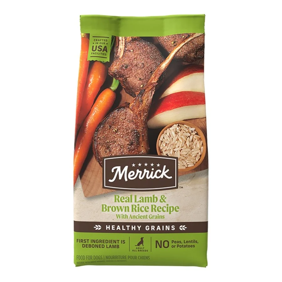 Functional Merrick Healthy Grains Adult Dry Dog Food Lamb Brown Rice Recipe with Ancient Grains 12-lb Expertly Made