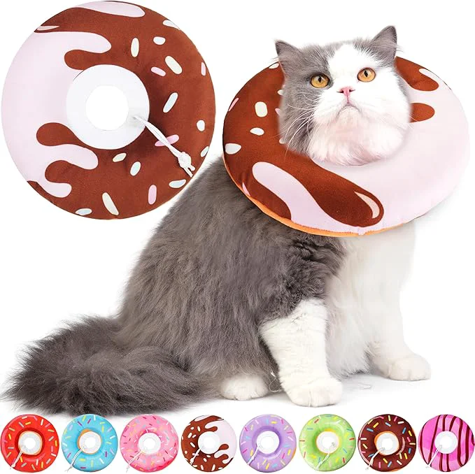 Organic Cat Cone Collar Soft Cat Recovery Collars Professional