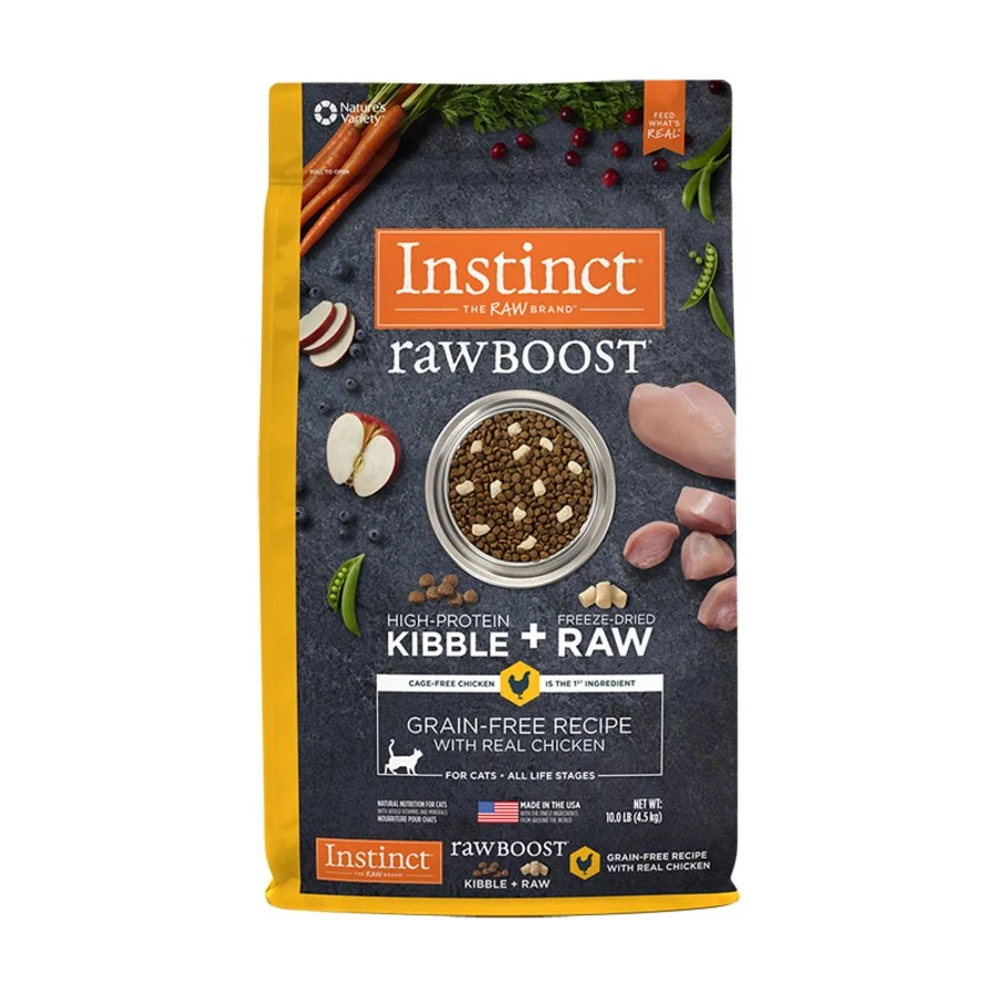 World-Class Instinct Raw Boost Grain- Dry Cat Food Chicken Recipe 5-lb Dependable