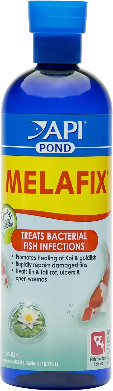 Excellent API Pond Melafix Anti-Bacterial Pond Fish Remedy 16-oz Minimalist