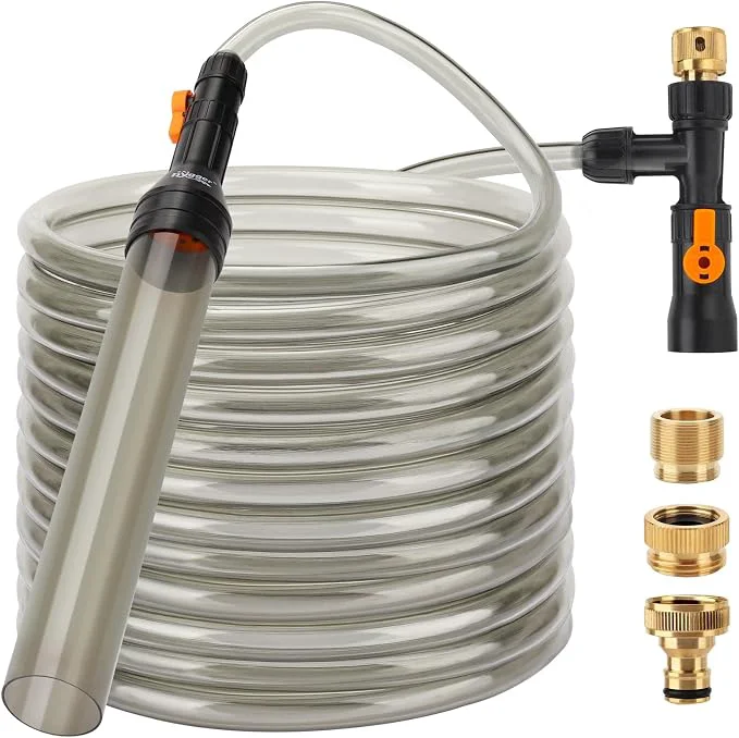 Innovative hygger Bucket- Aquarium Water Change Kit Metal Faucet Connector Fish Tank Sophisticated