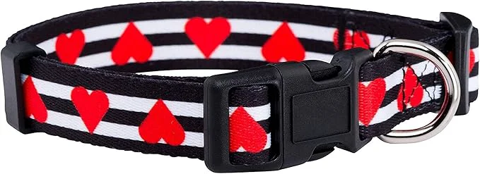Casual Native Pup Valentine s Dog Collar- Valentines Day Pet Collars- Valentine Girly Innovative