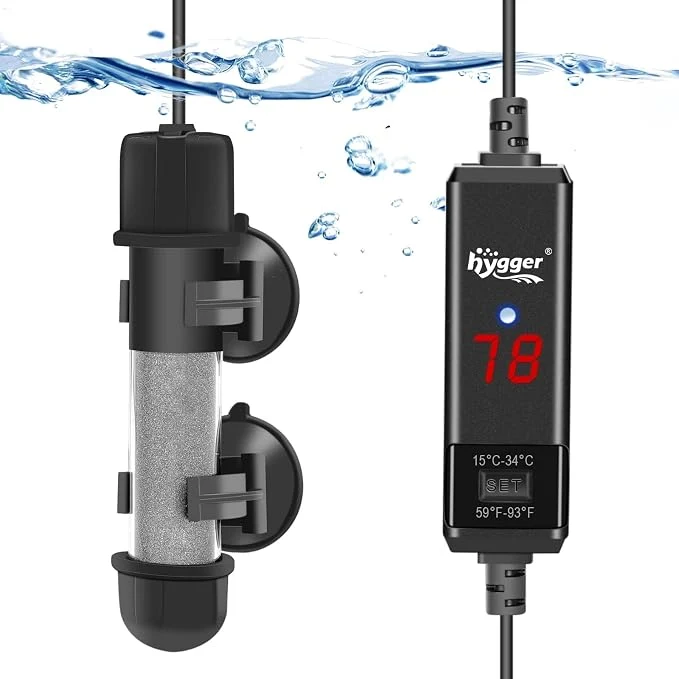First-Class hygger Small Aquarium Betta Heater Submersible Fish Tank Heater Smooth