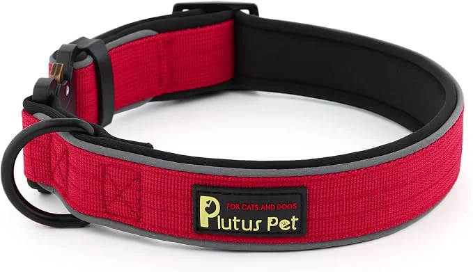 Consistent Plutus Pet Tactical Dog Collar Reflective Adjustable Heavy Duty Dog Collar Exclusive
