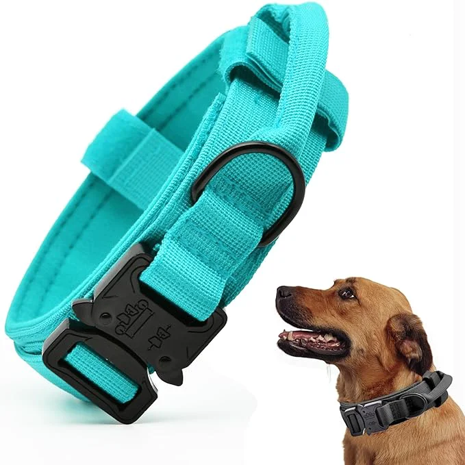 Classic Tactical Dog Collar Adjustable Military Training Nylon Dog Collar Flexible