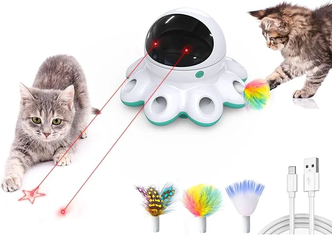 Proven ORSDA Cat Laser Toy 2-in-1 Interactive Automatic Motion Activated Moving 8 Traditional