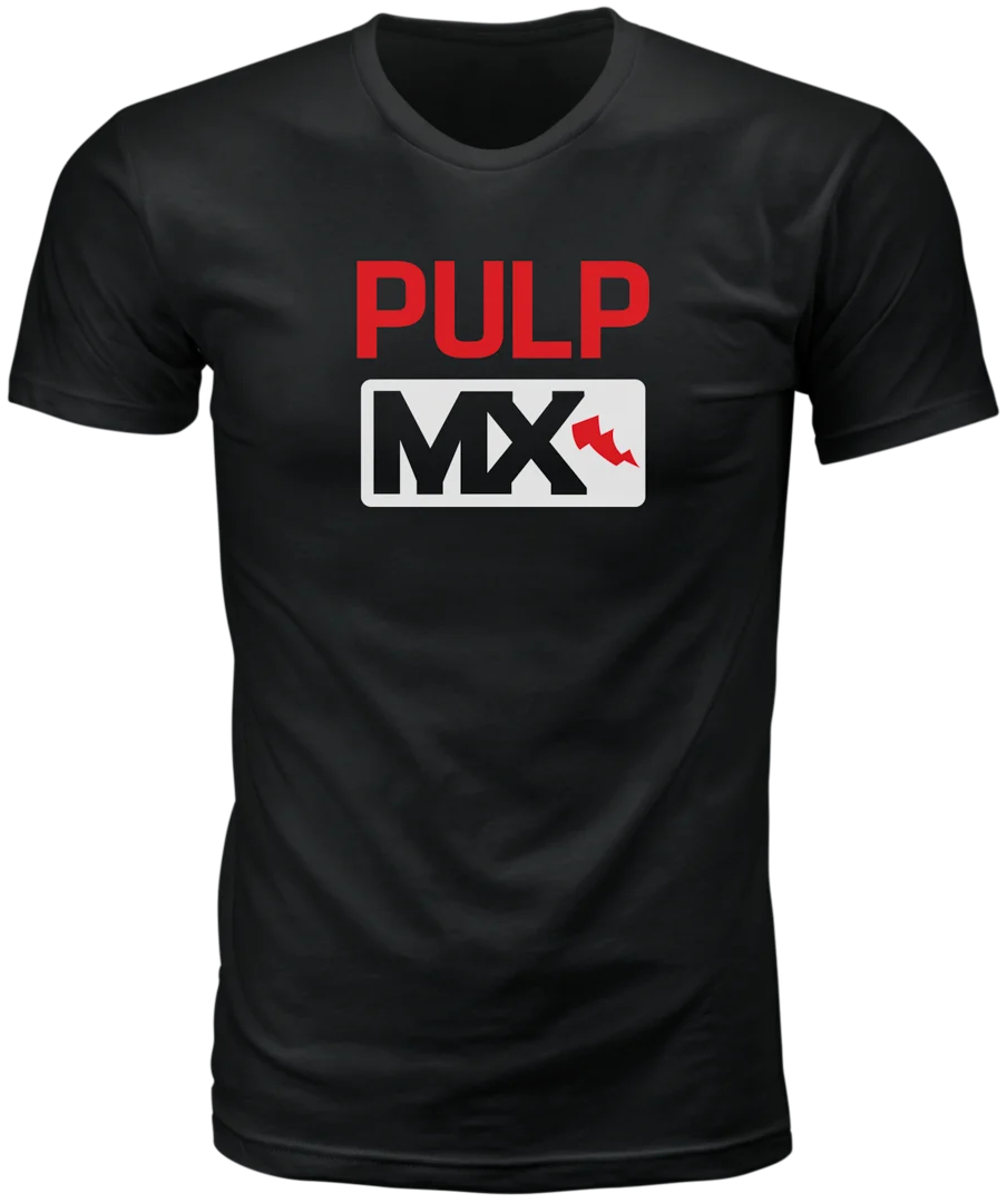 Quality Fly Pulp Mx Promo Tee Black Md High-Grade