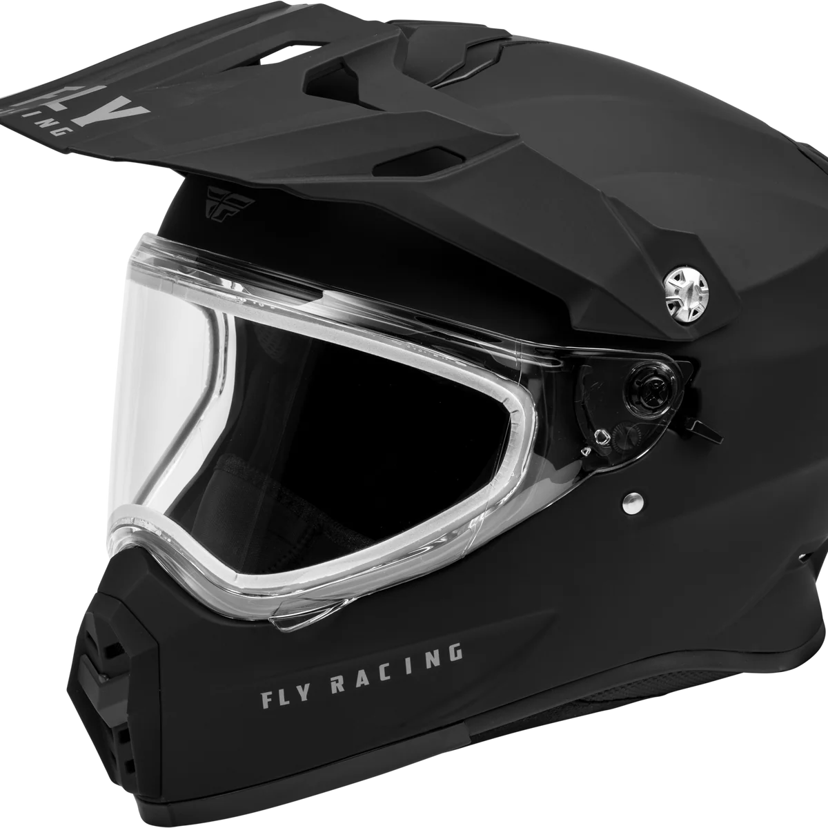 Secure Trekker Cw Solid Helmet Dual Shld Matte Black Sm Clean