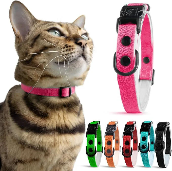 Effective OutdoorBengal Pink Cat Collar Breakaway Smooth
