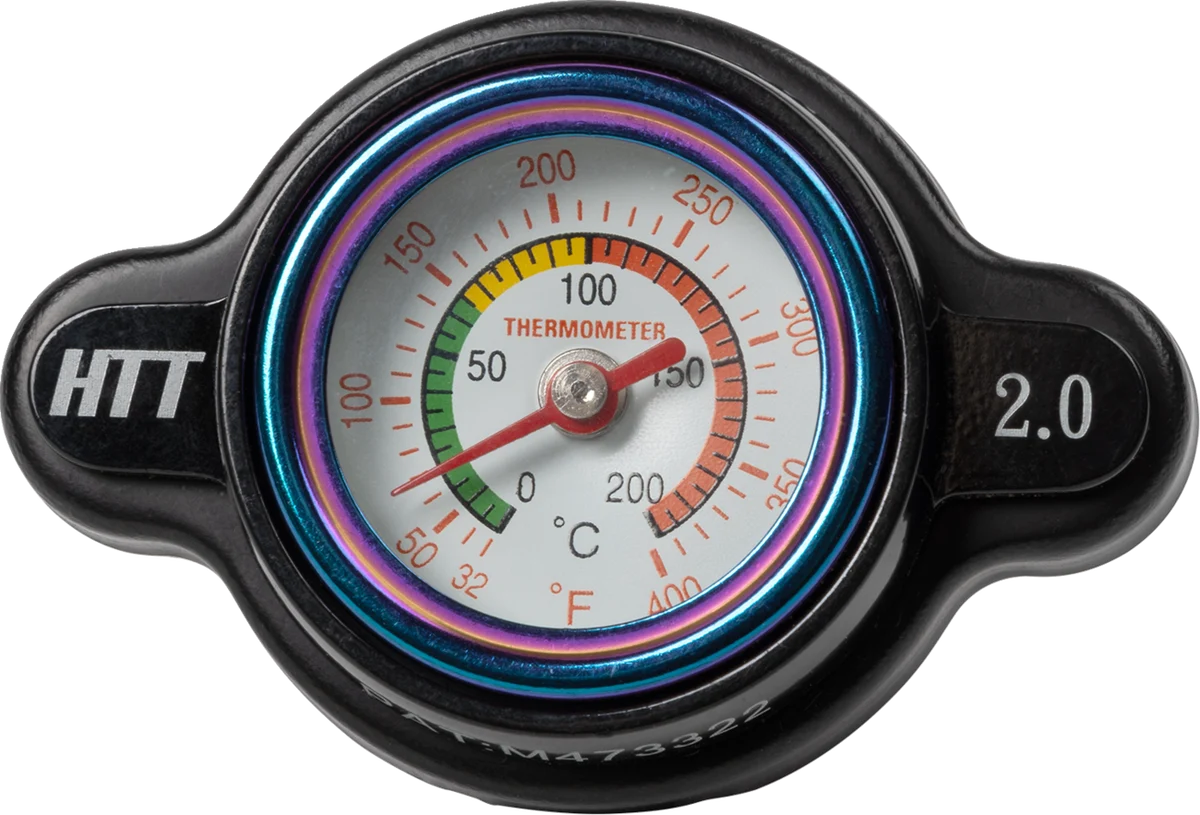 Trendy MOOSE RACING Radiator Cap with Temperature Gauge - Yamaha Kawasaki I15-6202B Next-Generation