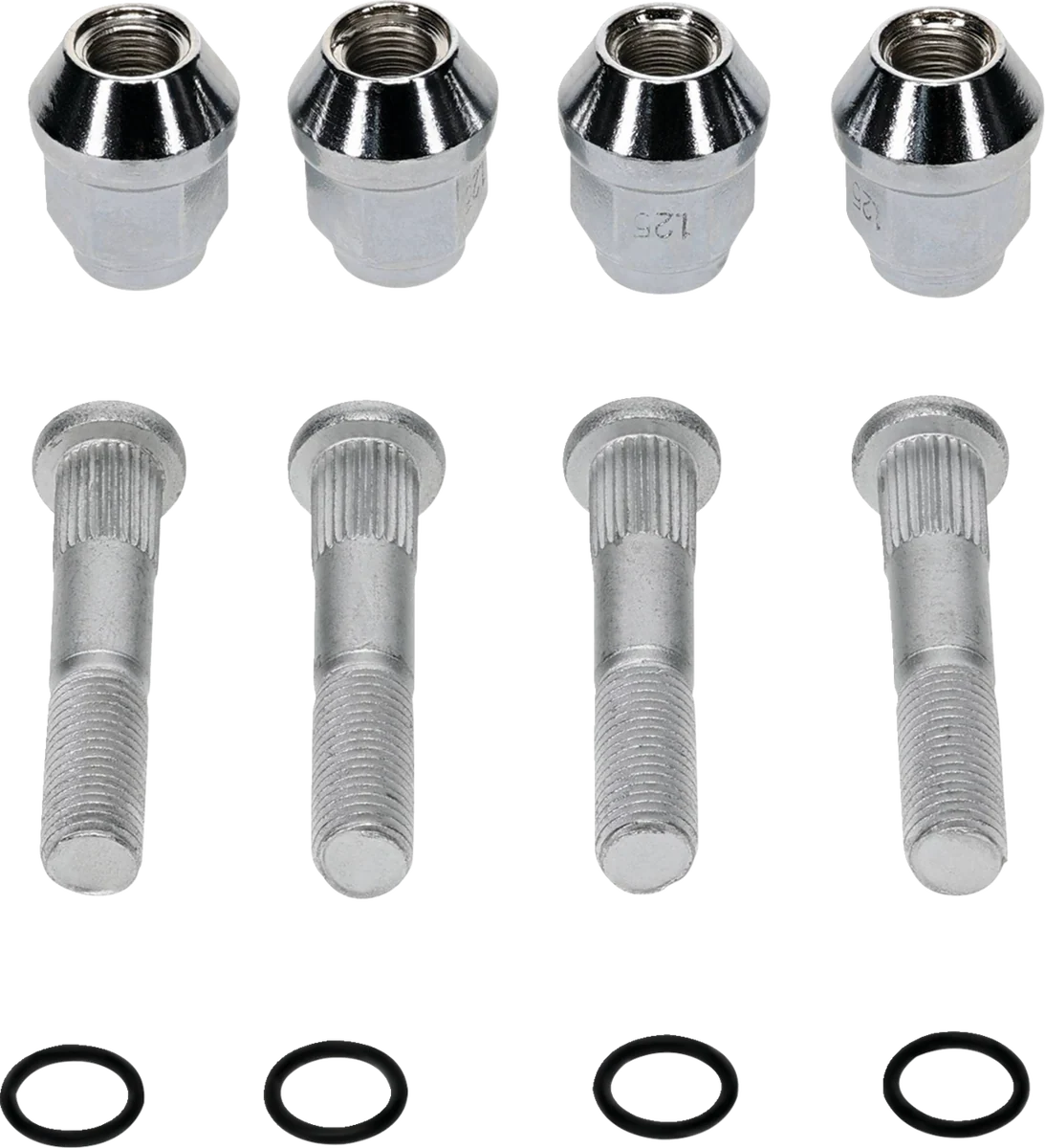 Premium Material MOOSE RACING Wheel Stud Nut Kit - Rear Right - Suzuki 85-1145 Powerful