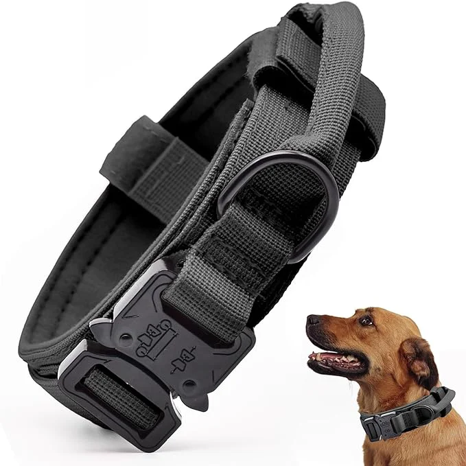 Artisan Tactical Dog Collar Adjustable Military Training Nylon Dog Collar Sophisticated