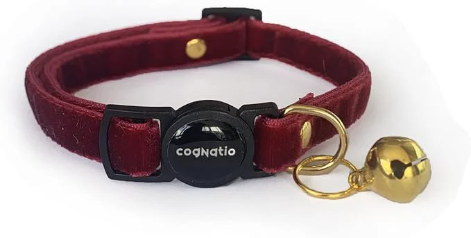 World-Class Safety Quick Release Cat Collars Double Velvet Prestigious