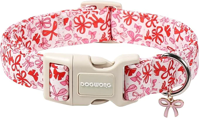 Casual DOGWONG Cute Dog Collar Girl Female Dog Collars Crafted