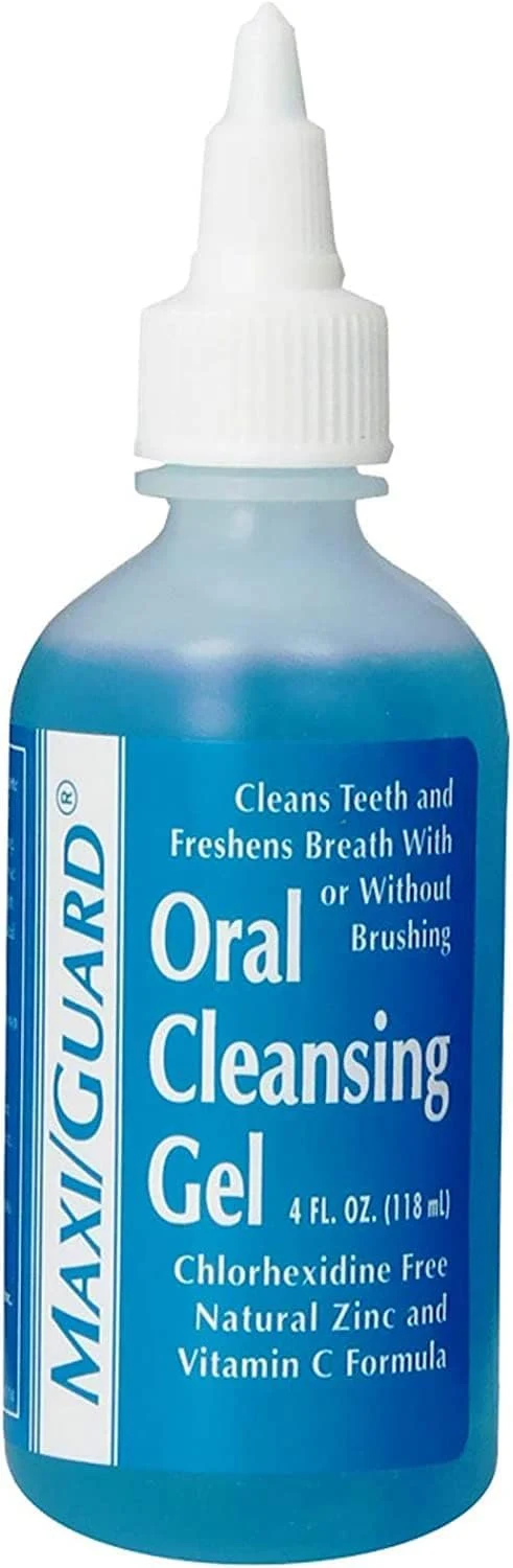 Carefully Designed MAXI GUARD Oral Cleansing Gel for Dogs Cats 4-oz Genuine