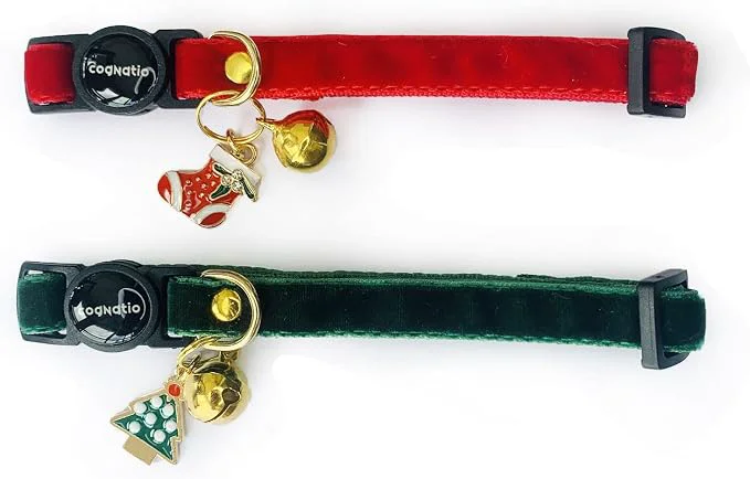 Refined Safety Quick Release Cat Collars Double Velvet Proven
