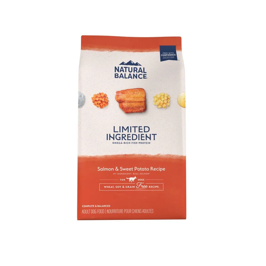Sustainable Natural Balance Limited Ingredient Grain Adult Dry Dog Food Salmon Sweet Potato 4-lb Official