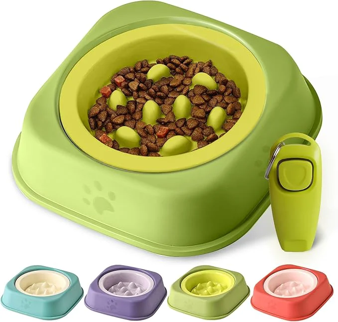 Detailed Slow Feeder Dog Bowls Ceramic Puppy Feeding Bowl for Small Dogs Cat Slow Feeder Bowl Protecting Cat and Dog Whiskers Preventing Choking with 2-in-1 Multifunctional Training WhistleAbout ThisOverview Luxury
