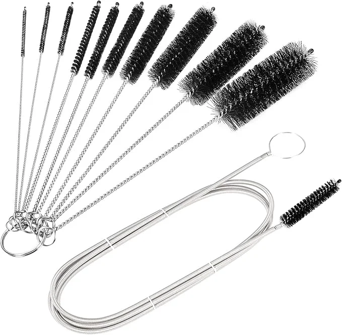 Practical CiaraQ Bottle Cleaning Brushes 8 Inch Nylon Tube Brush Set A Flexible Long Fashionable