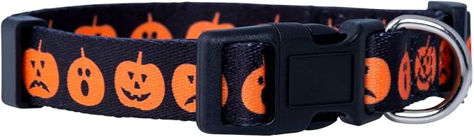 Stylish Native Pup Halloween Dog Collar- Spooky Fall Themed Horror Costume Collars- Long-Lasting